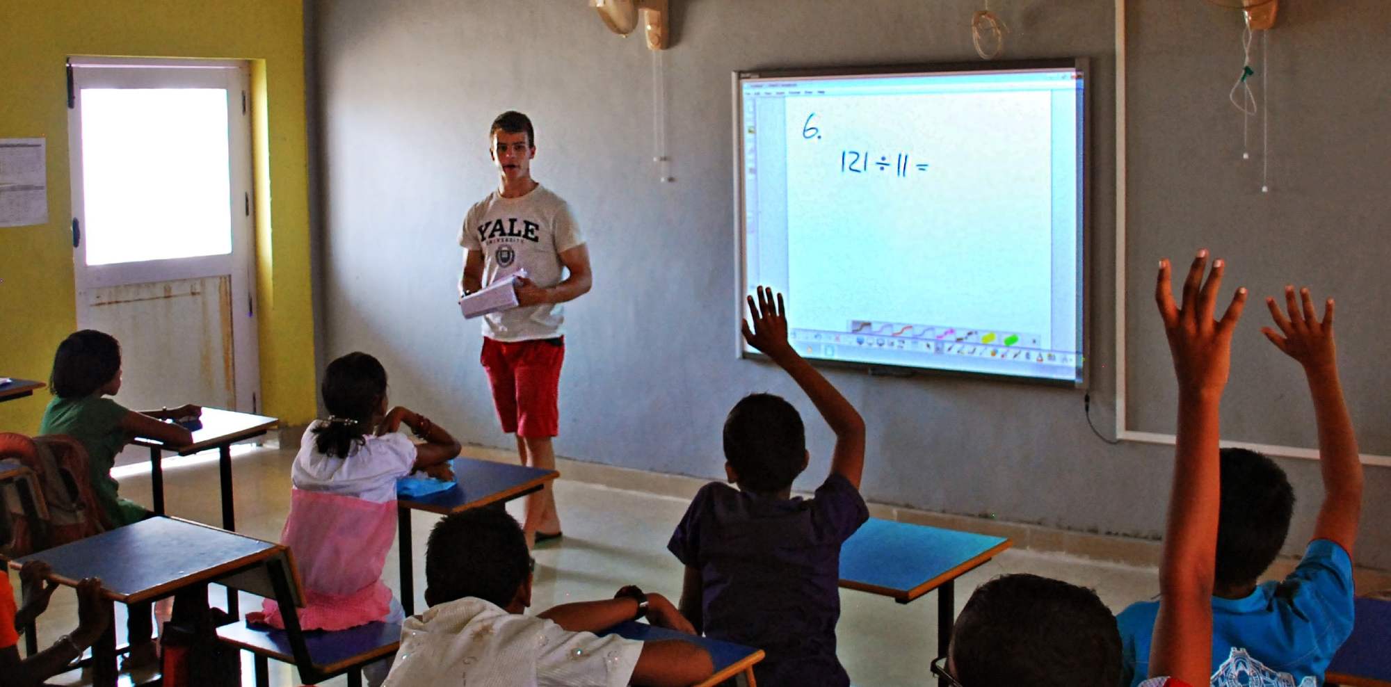 teaching basic math at Trinity
